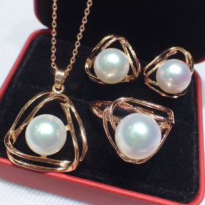 White pearl set