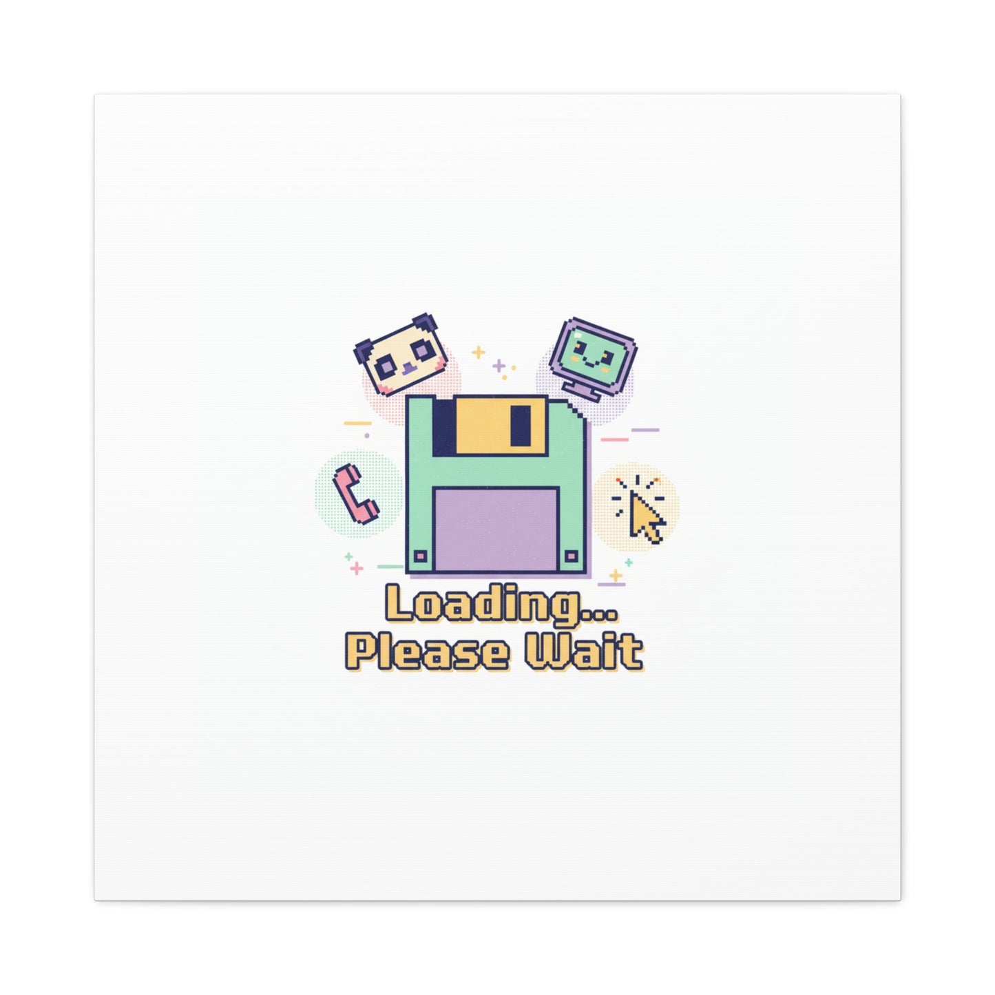 Loading Please Wait Canvas | Old Internet Aesthetic, 90s Web Nostalgia