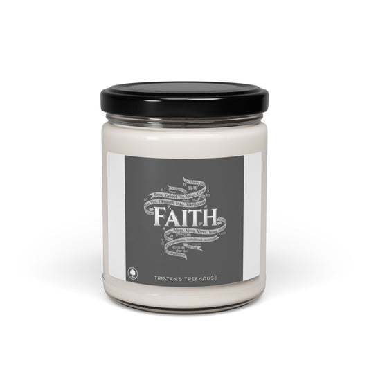 Handwritten Doodle Faith Candle | Soy Jar Candle, Sketch Aesthetic