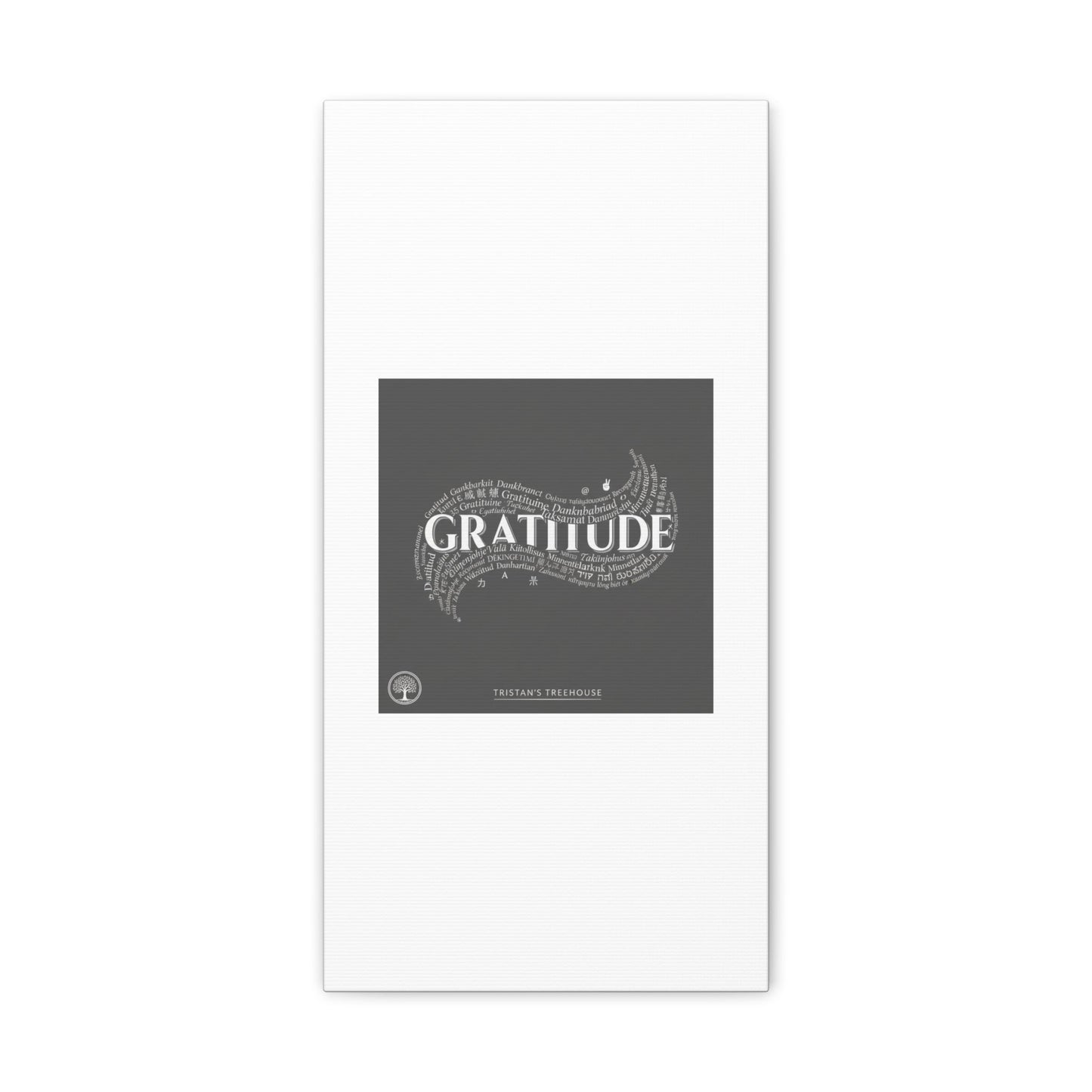 Gratitude Wall Art Matte Canvas | Tiny Treats, sweet uplifting print