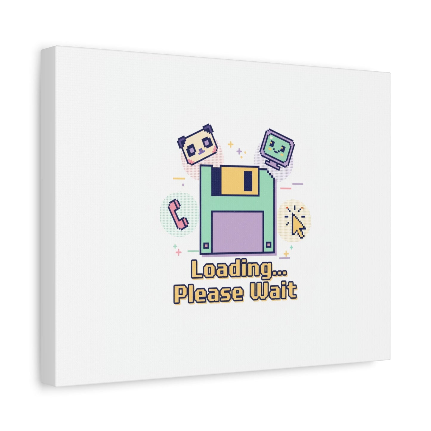Loading Please Wait Canvas | Old Internet Aesthetic, 90s Web Nostalgia