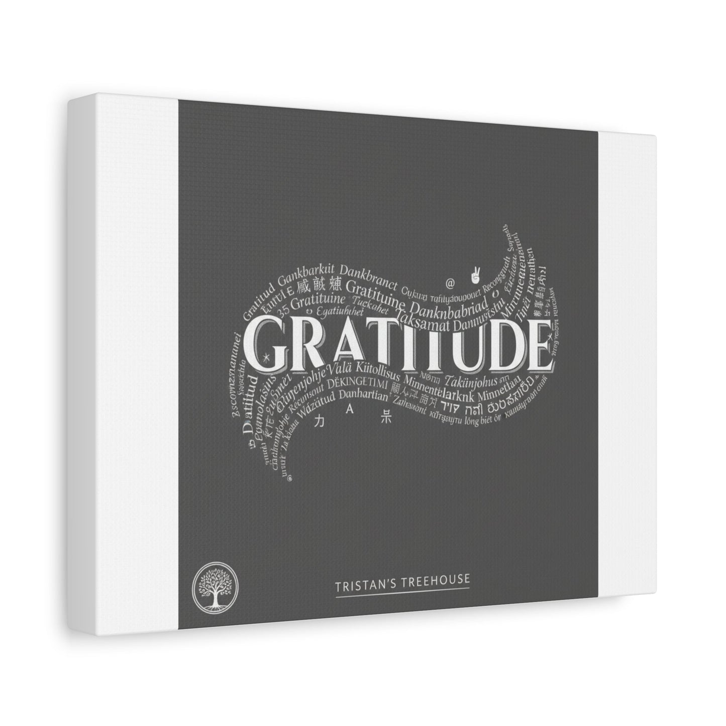 Gratitude Wall Art Matte Canvas | Tiny Treats, sweet uplifting print