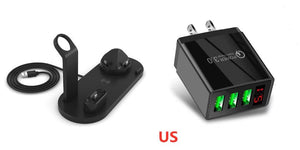 Black and US adapter