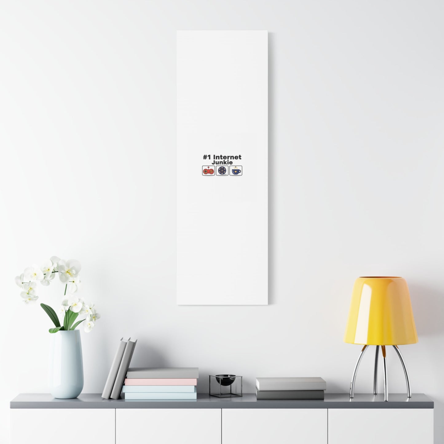 #1 Internet Junkie Matte Canvas | Top-List Ranking Poster