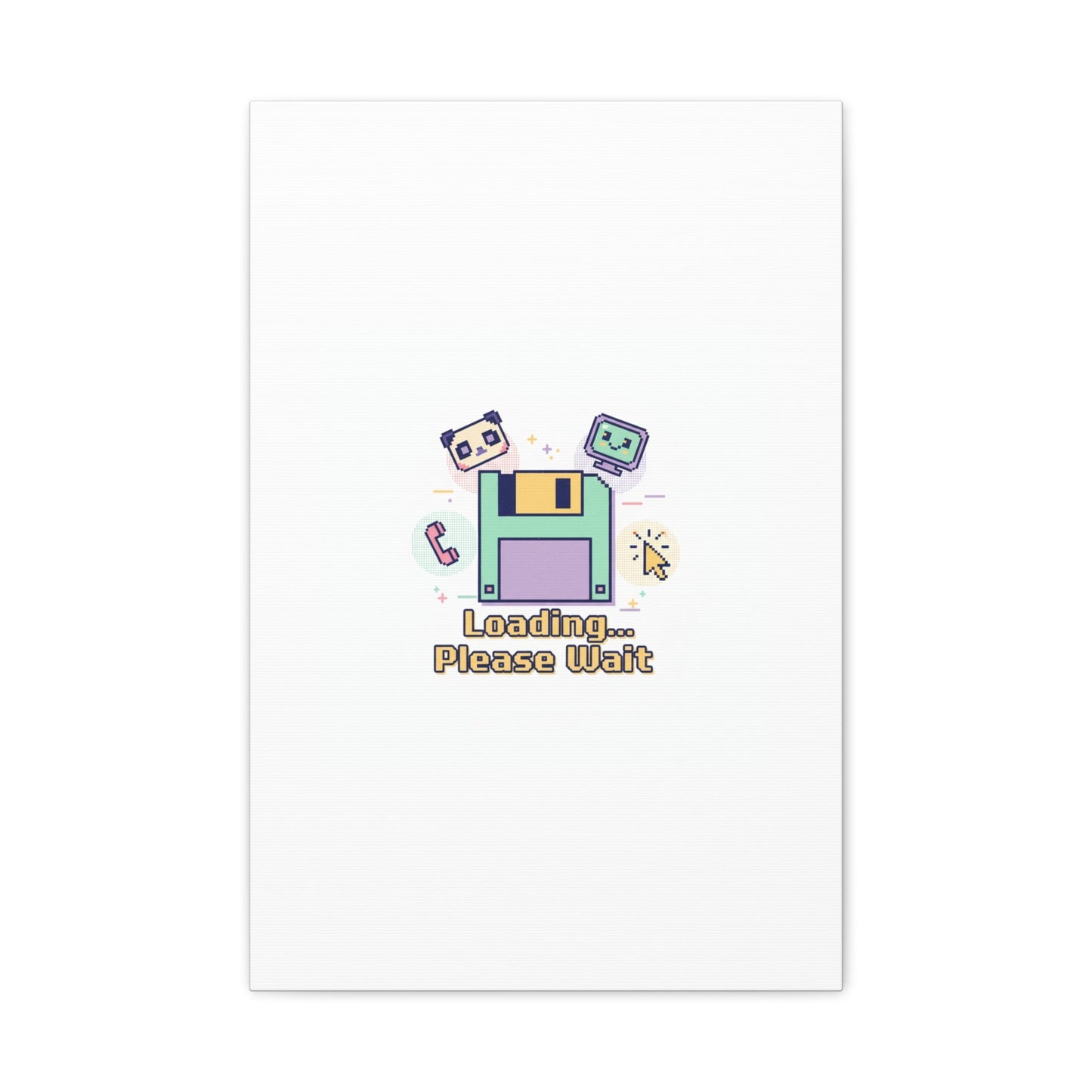 Loading Please Wait Canvas | Old Internet Aesthetic, 90s Web Nostalgia