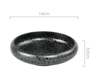Black Stone Splashing Ink