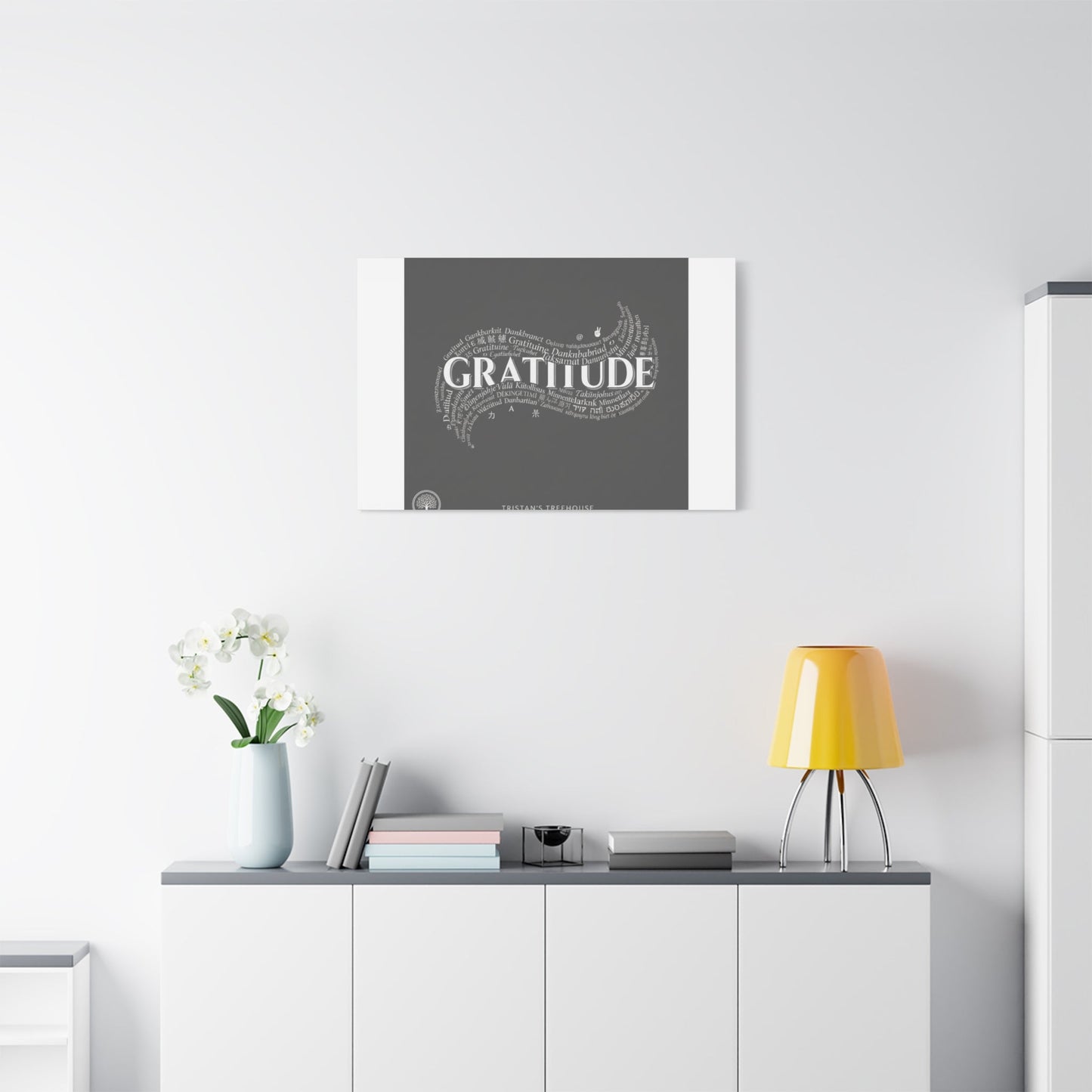 Gratitude Wall Art Matte Canvas | Tiny Treats, sweet uplifting print