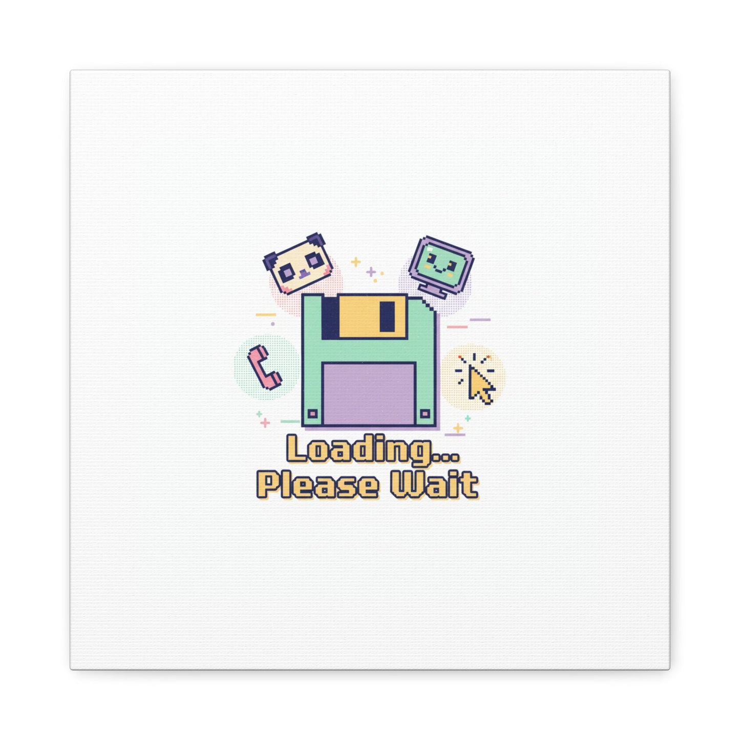 Loading Please Wait Canvas | Old Internet Aesthetic, 90s Web Nostalgia