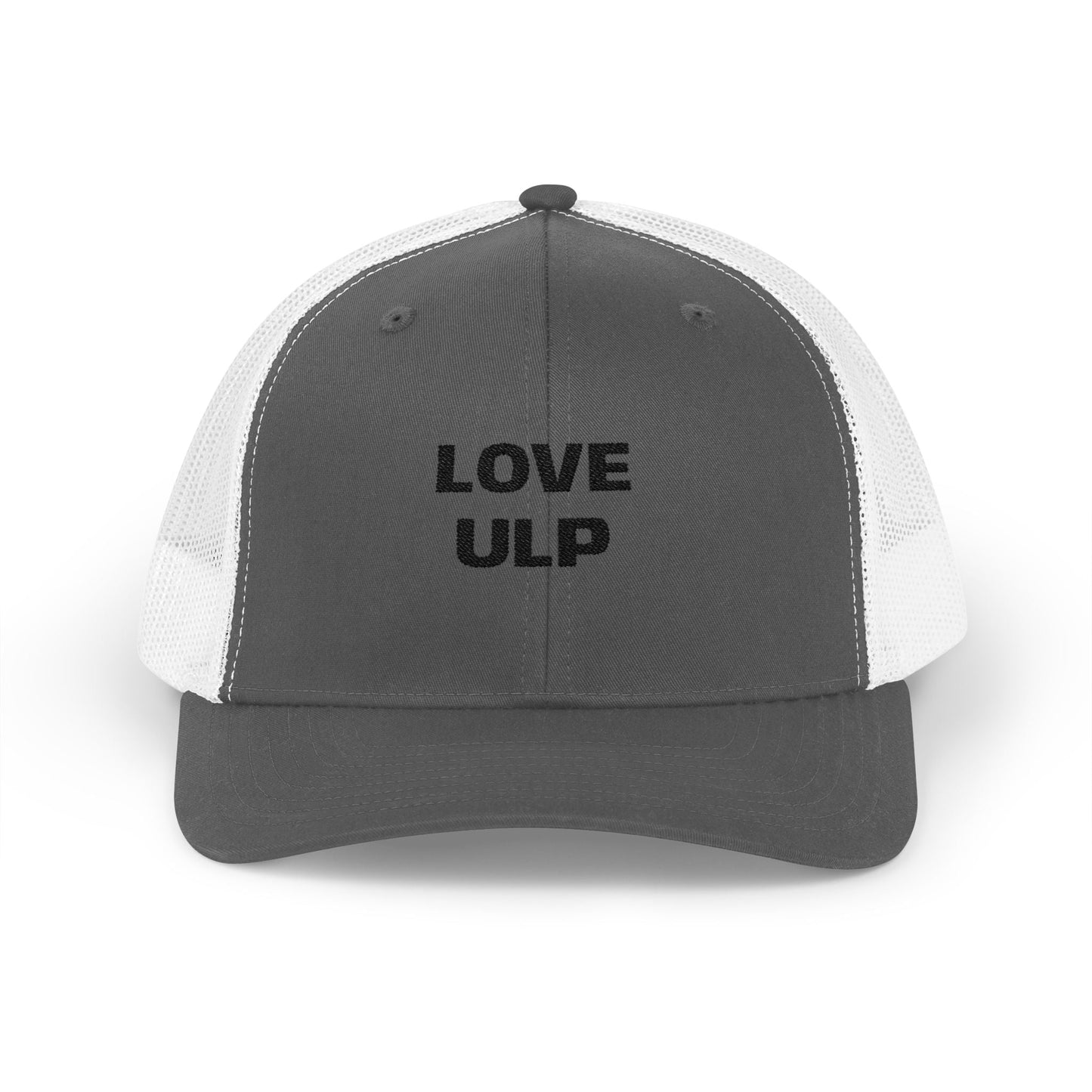 Love ULP Trucker Cap - Vintage Grey Mesh Snapback Hat