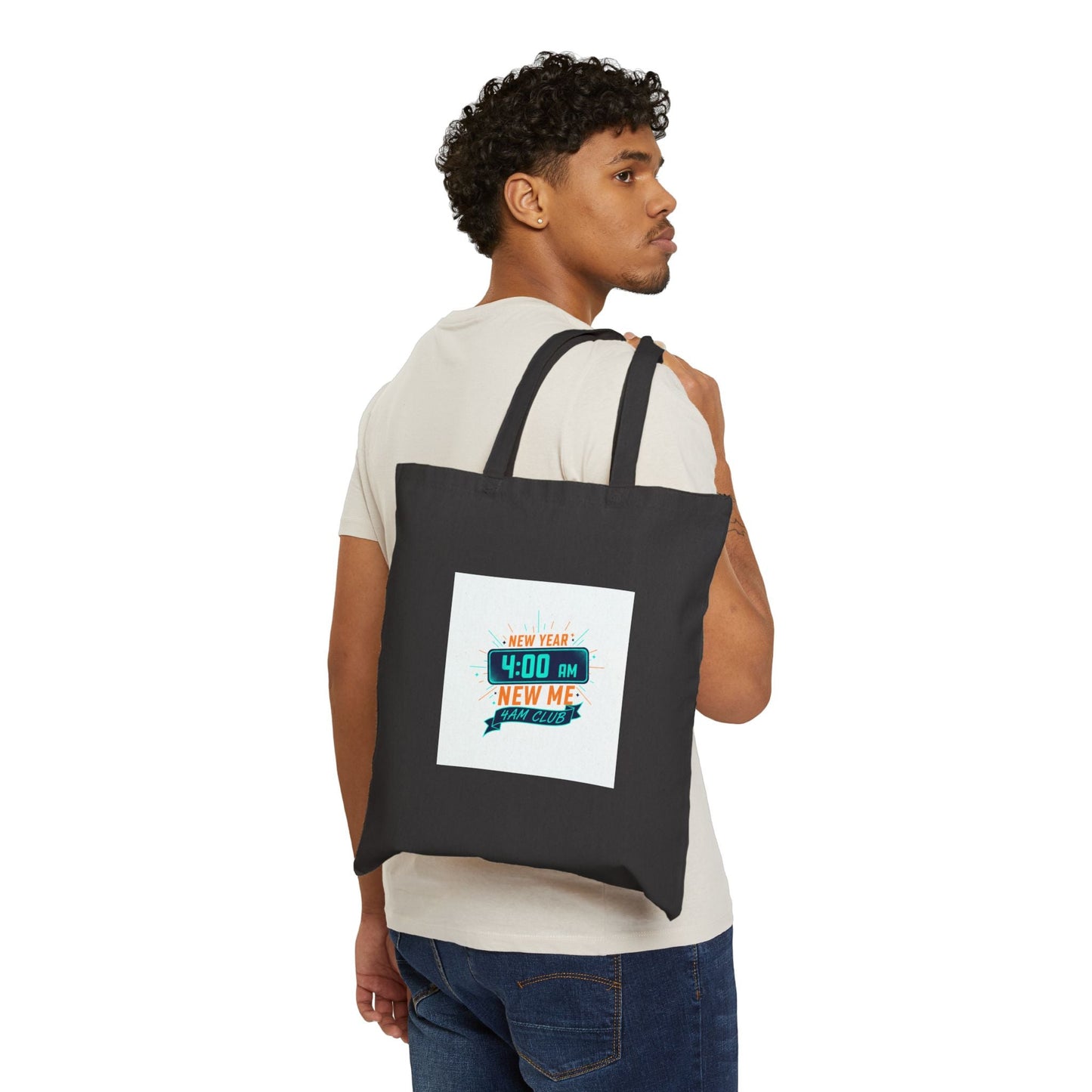 New Year 4:00 AM New Me Tote | Holiday Ugly Sweater Knit-Style