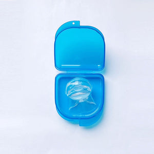 Blue cover+white tongue cover