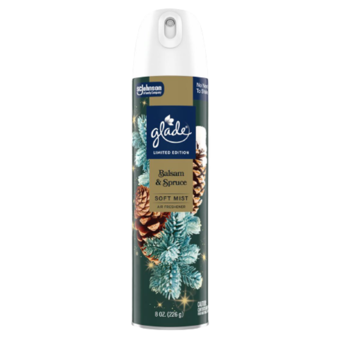 Glade Aerosol Pine Balm & Spruce Air Freshener (8oz)
