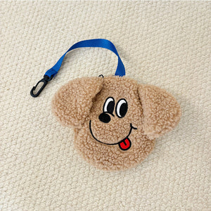 Khaki Smiling Poop Bag