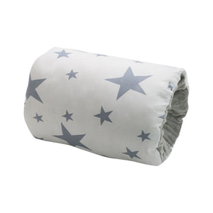 Gray star on white
