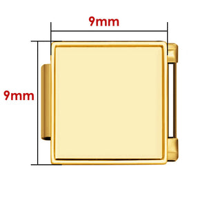 Gold Base Square 9*9mm - J161-2