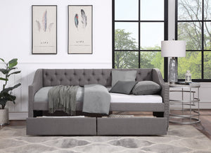 Gray + Upholstered