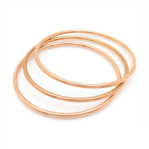 3 Bracelets -Rose Gold