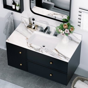 43"X22" +3 faucet hole