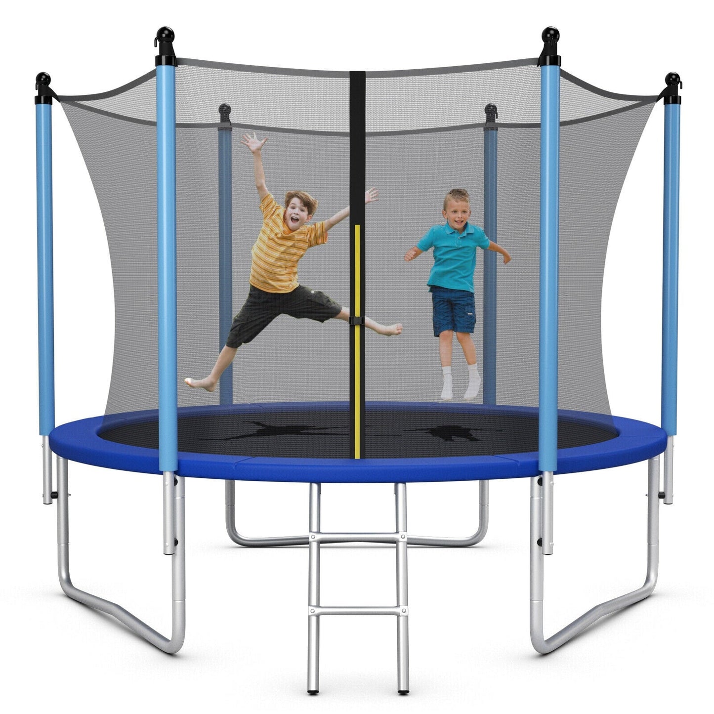 14 Feet Jumping Exercise Recreational Bounce Trampoline with Safety Net