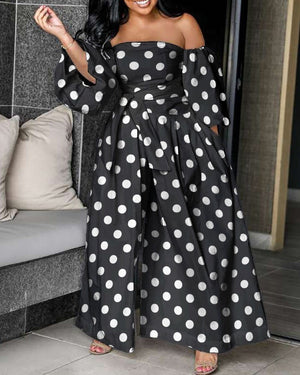 Polka Dot Black