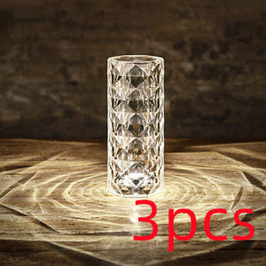3pcs Rose threecolor transpare