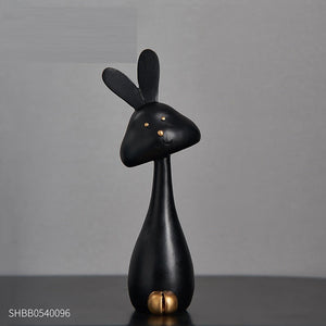 Big rabbit black