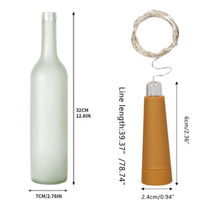 Wine Bottle 1 Light String