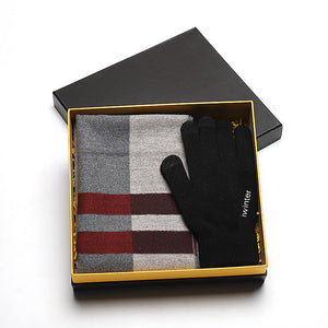 C and black gloves