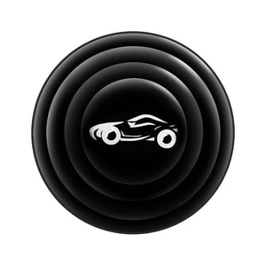 Black pad+sports car logo