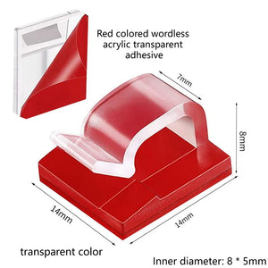 Transparent version [Red skin acrylic transparent adhesive](50 per pack)