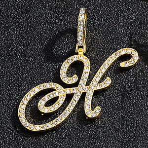 Gold single letter H