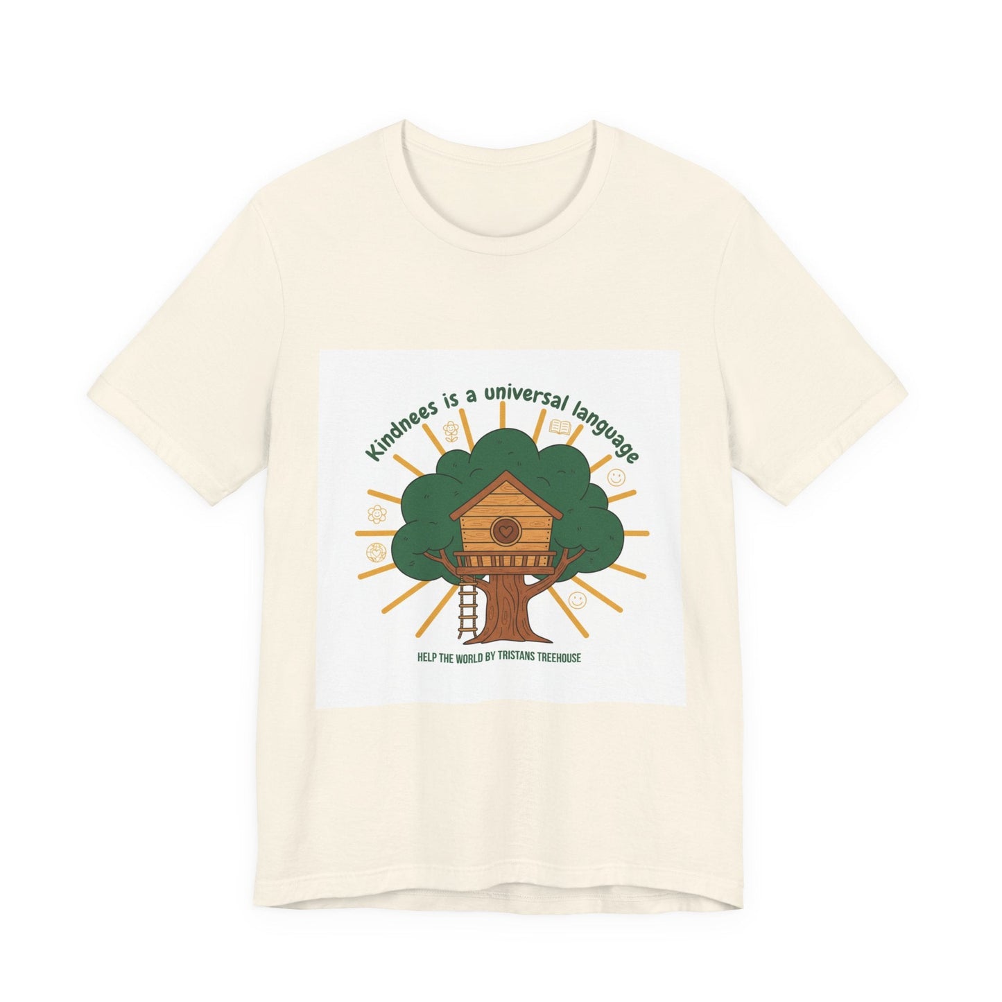 Kindness Is a Universal Language Tee | eco tee, climate humor