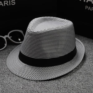 Houndstooth black and white