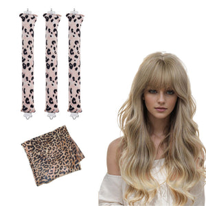 70cm scarf + 3 pieces set - leopard print
