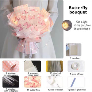 11 butterflies -Pink
