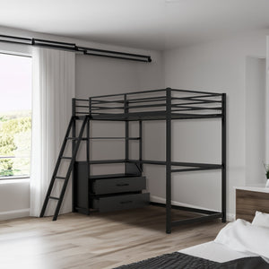 Black + Metal & Wood