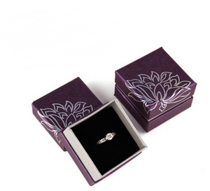 Deep purple ring box