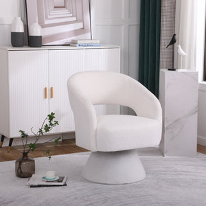 Foam + White + faux fur
