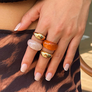Light Gold Ring Set 5572