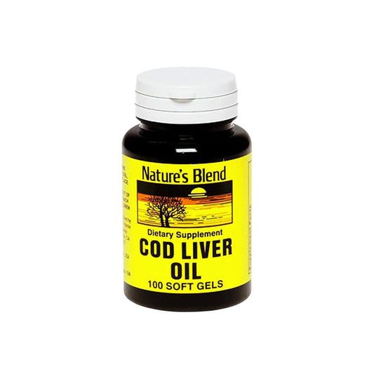 Nature's Blend Cod Liver Oil 400 Mg Softgels