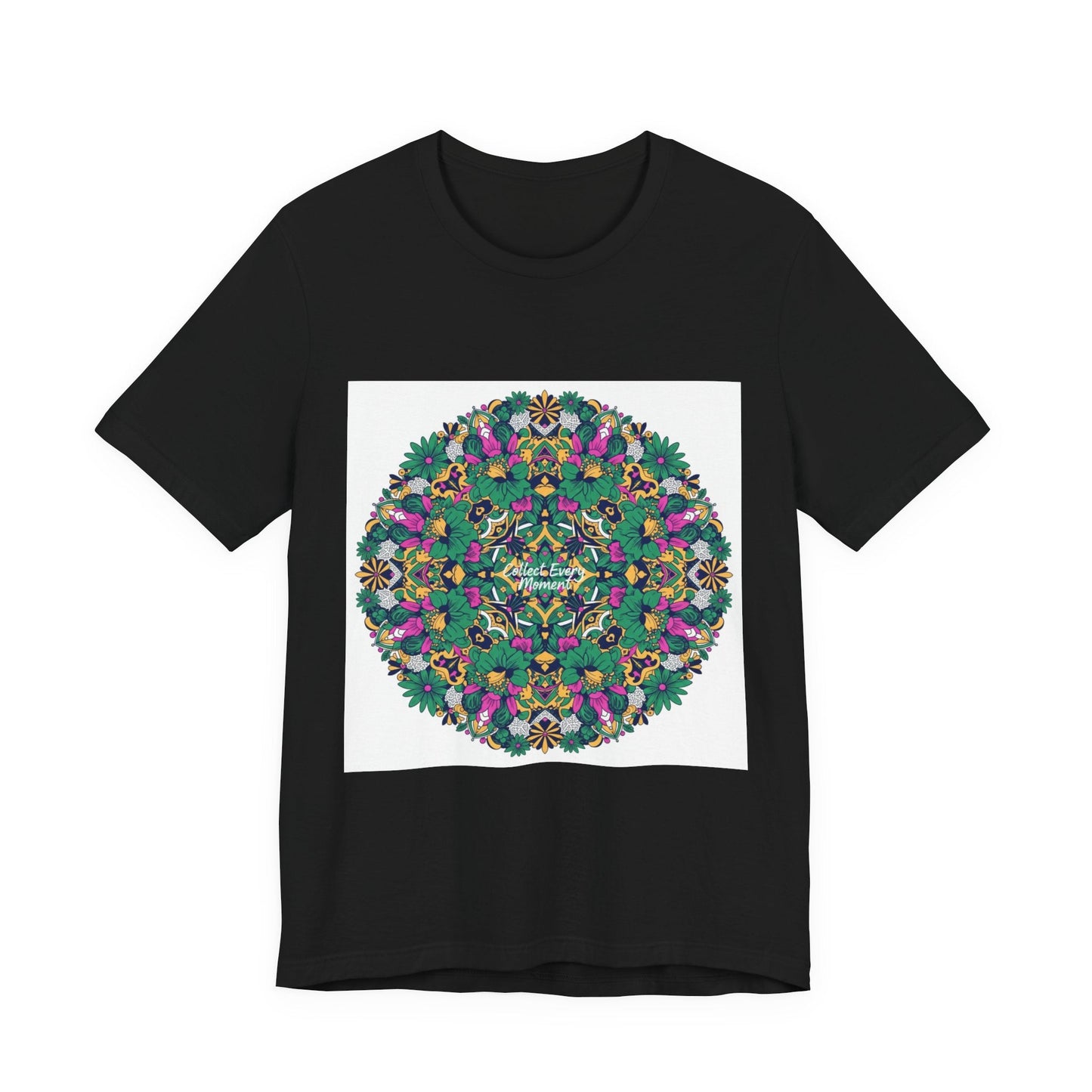 Psychedelic Botanical Mandala Tee | Festival Graphic T-Shirt