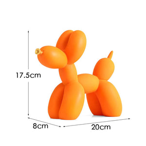 Balloon Dog-Orange Body Golden Mouth