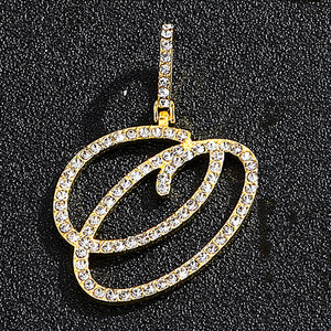 Gold single letter O