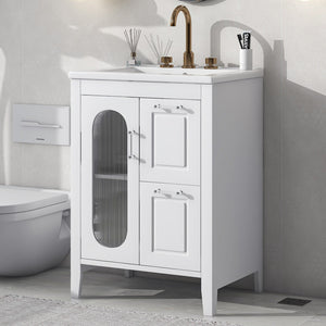 White+Solid Wood+MDF
