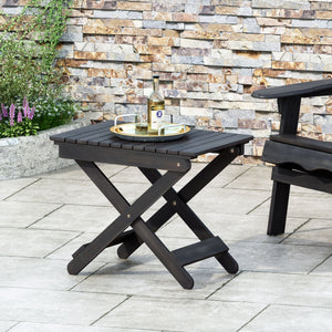 Dark Gray + Acacia Wood