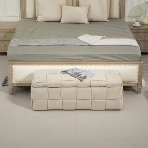 Beige + Velvet + Foam
