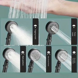 Black 5-speed turbocharged shower