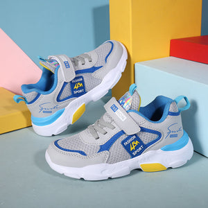 Grey blue breathable mesh