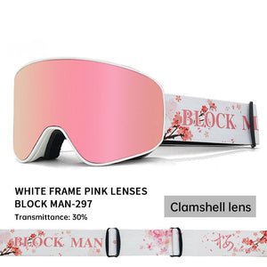 Cherry Blossom Pink Lenses with White Frame
