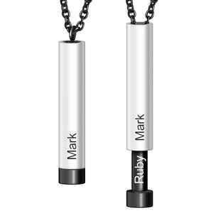 Cylinder black silver